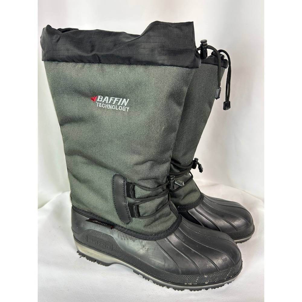 Baffin Technology Green Black Snow Winter Boots Extreme Cold Outdoor Men 12R